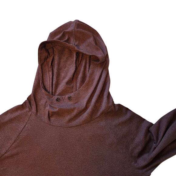Athleta Hoodie Pullover Lightweight Moroon sz medium - Picture 8 of 8